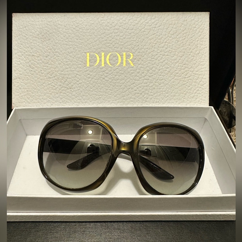 Christian Dior over sized sunglasses